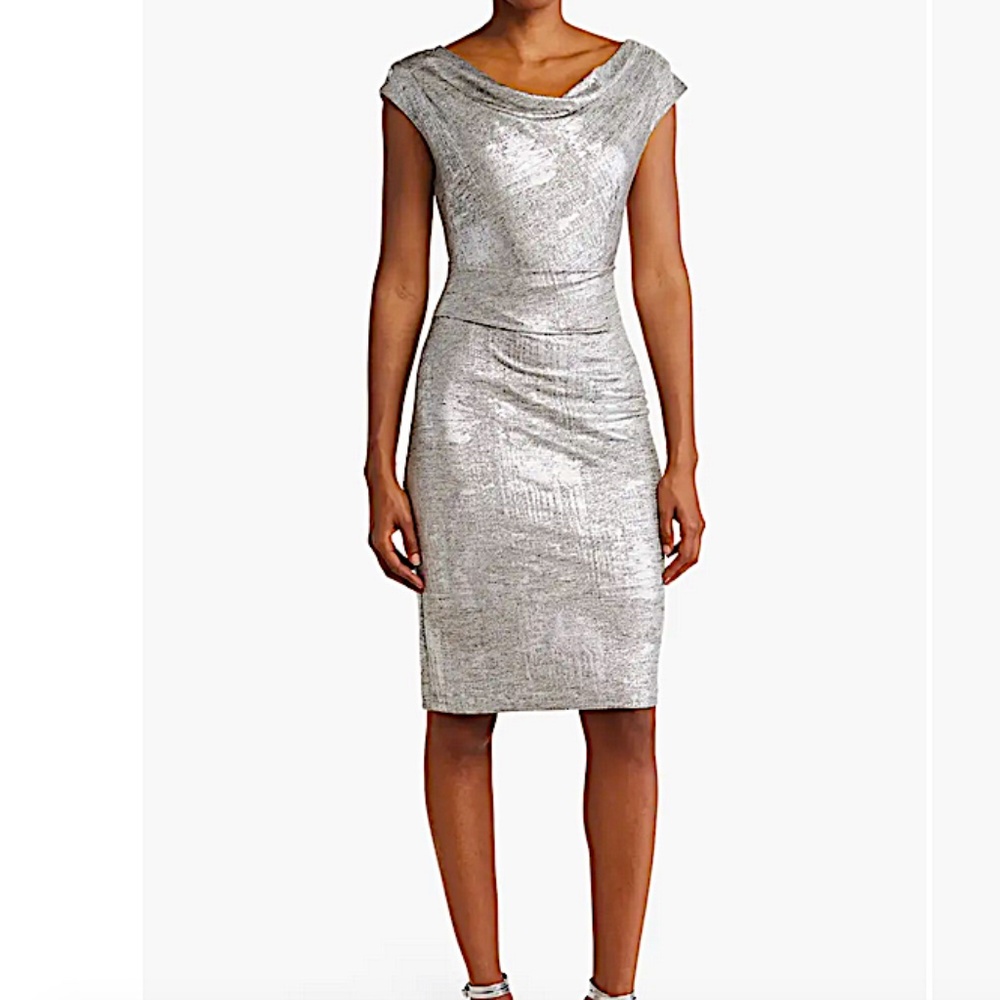 Foil Knit Bodycon Dress Vince Camuto